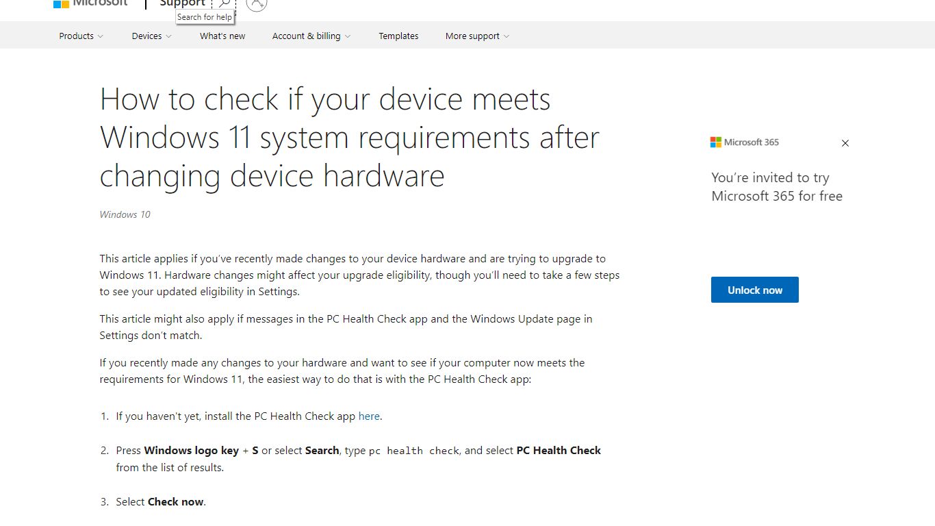 How to check if your device meets Windows 11 system requirements after ...